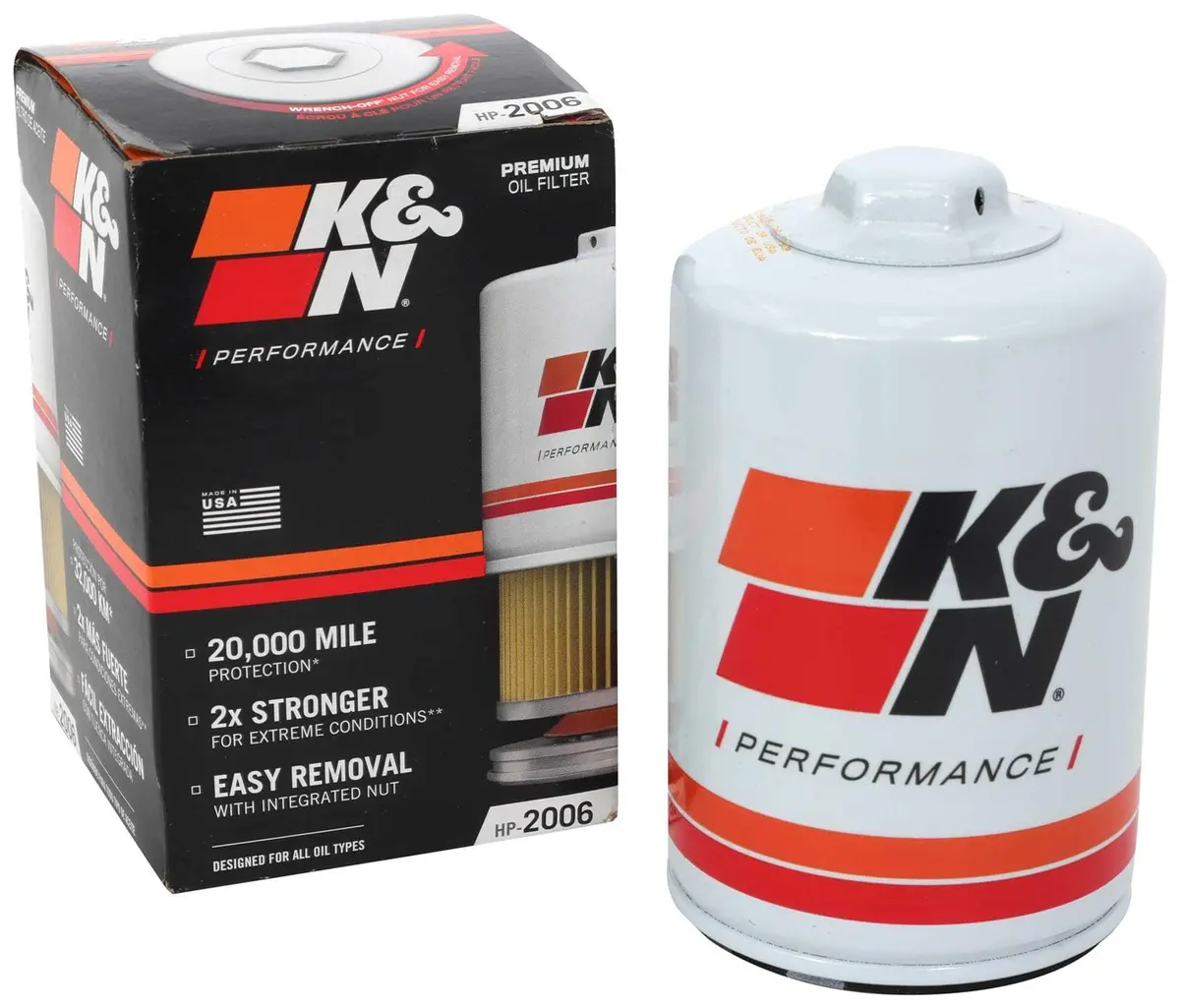 K&N Hp-2006 Premium Gold Performance Oil Filter 1