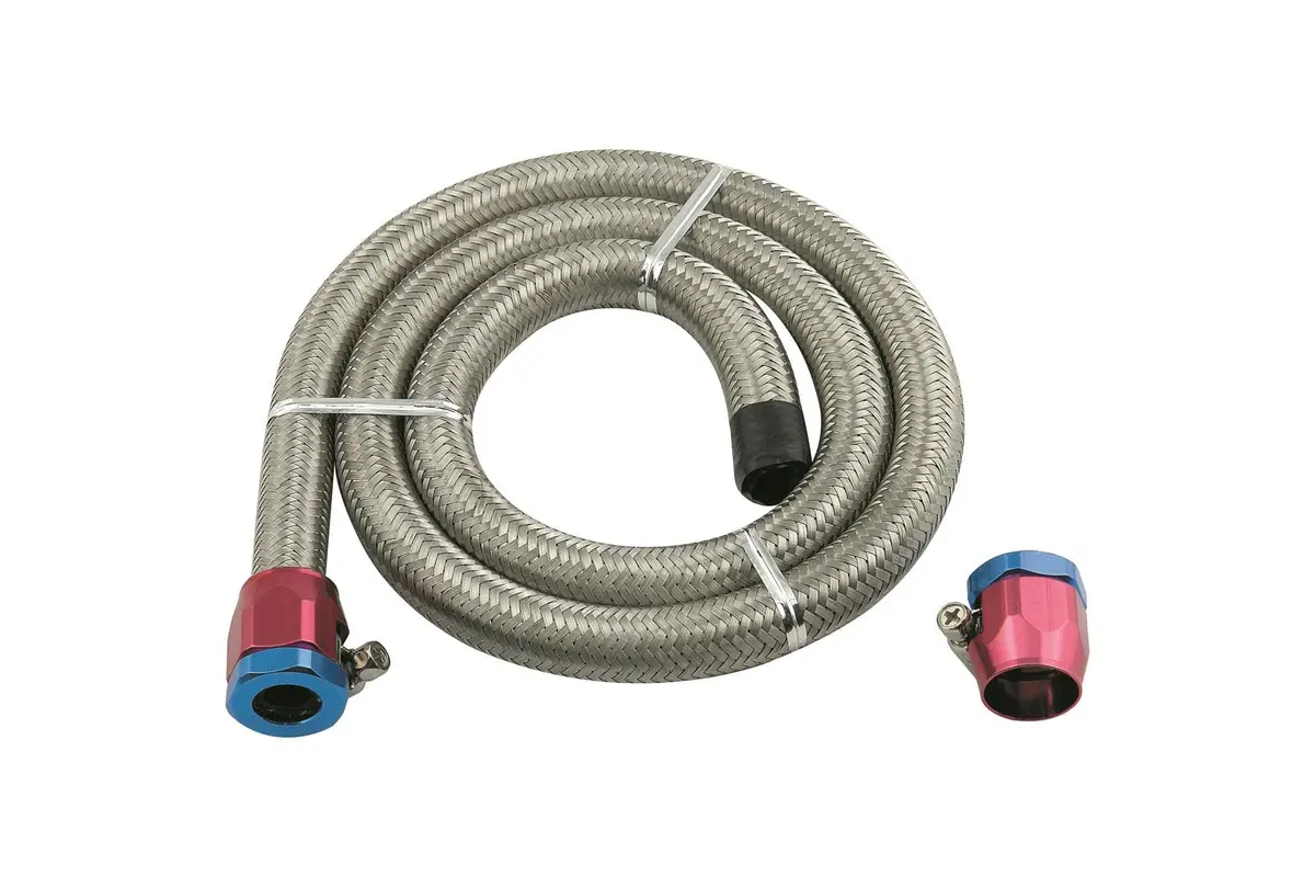 Mr. Gasket Stainless Braided Fuel Line Kit - Universal, High-Pressure Rated 1