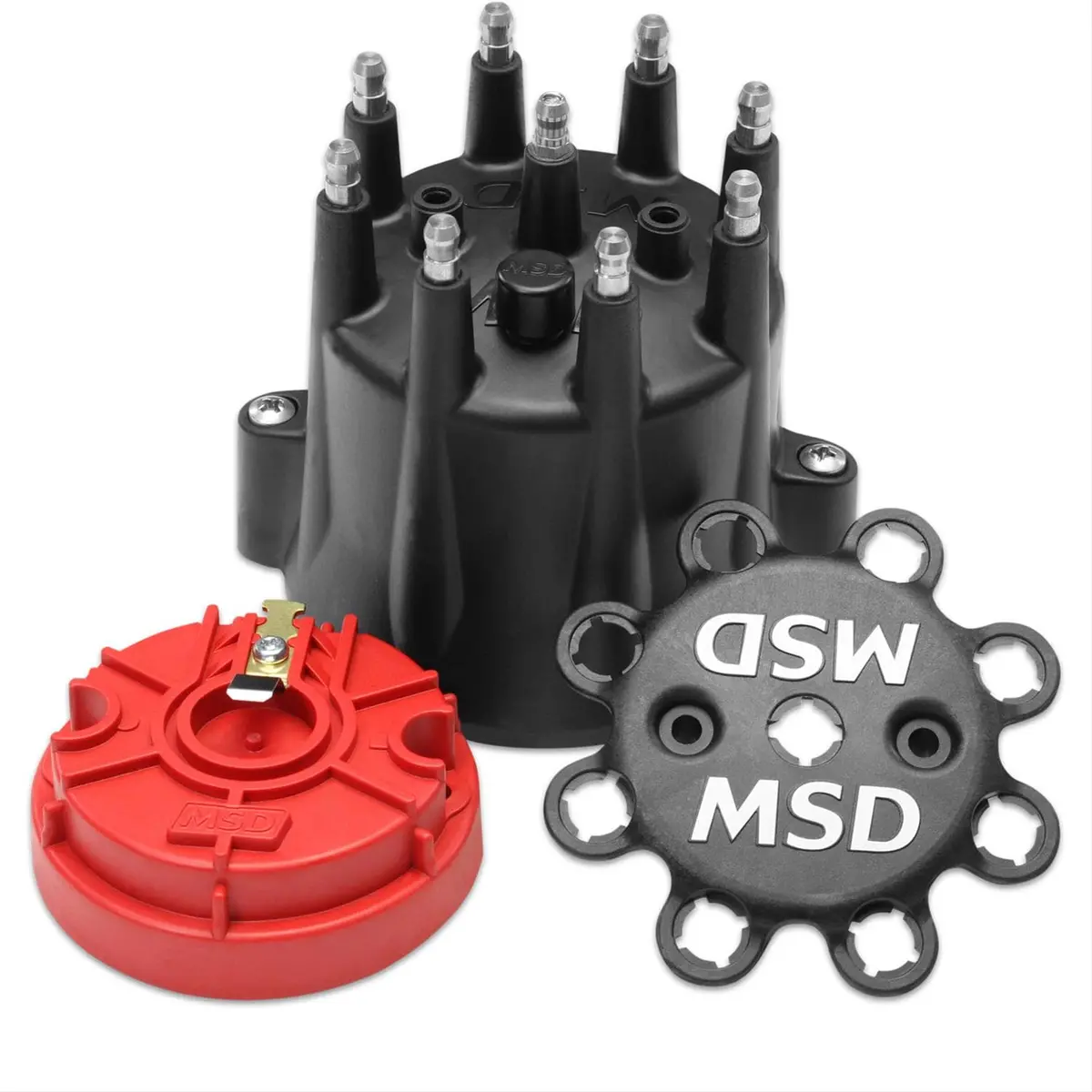 Msd Distributor Cap And Rotor Combo Kit – High-Voltage Ignition Upgrade (84336) 1