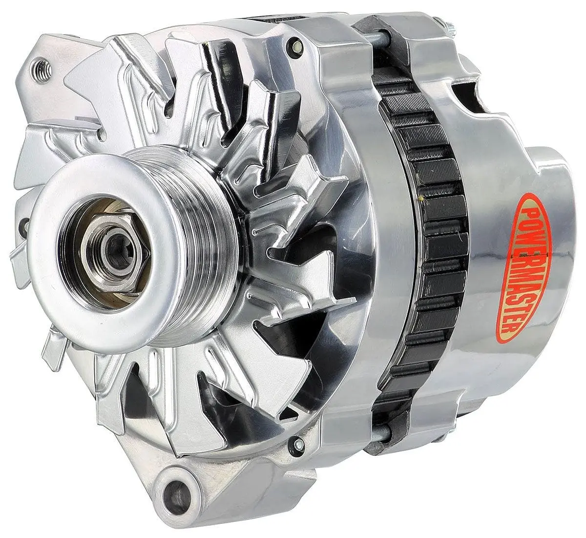 Polished Cs130 Alternator - Gm-Style, High-Output Charging System 1