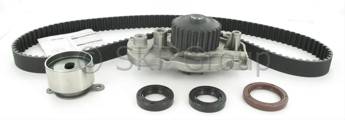 Skf Timing Belt Kit With Tensioner & Idler Pulleys – Premium Durability (Tbk142Wp) 1