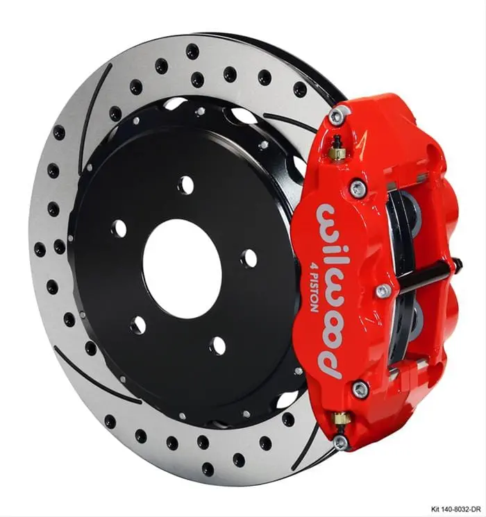 Wilwood 140-9830-Dr Forged Narrow Superlite 4R Rear Big Brake Parking Kit 1