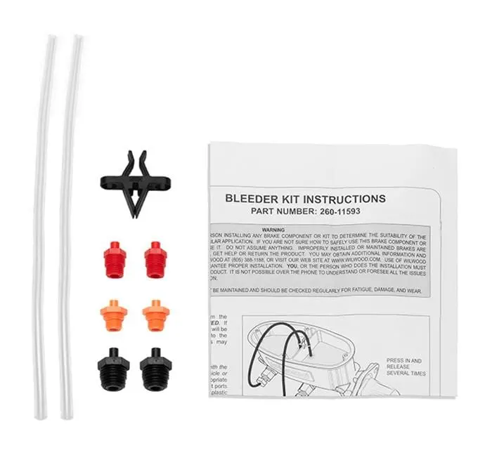 Wilwood 260-11593 Master Cylinder Bleeding Kit – Precision Air Removal 1