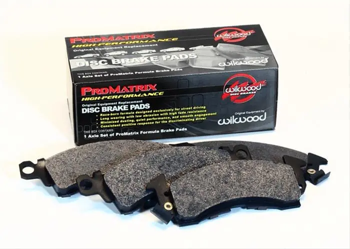 Wilwood Promatrix Ceramic Brake Pads – Front/Rear Compatible (150-D1367K) 1